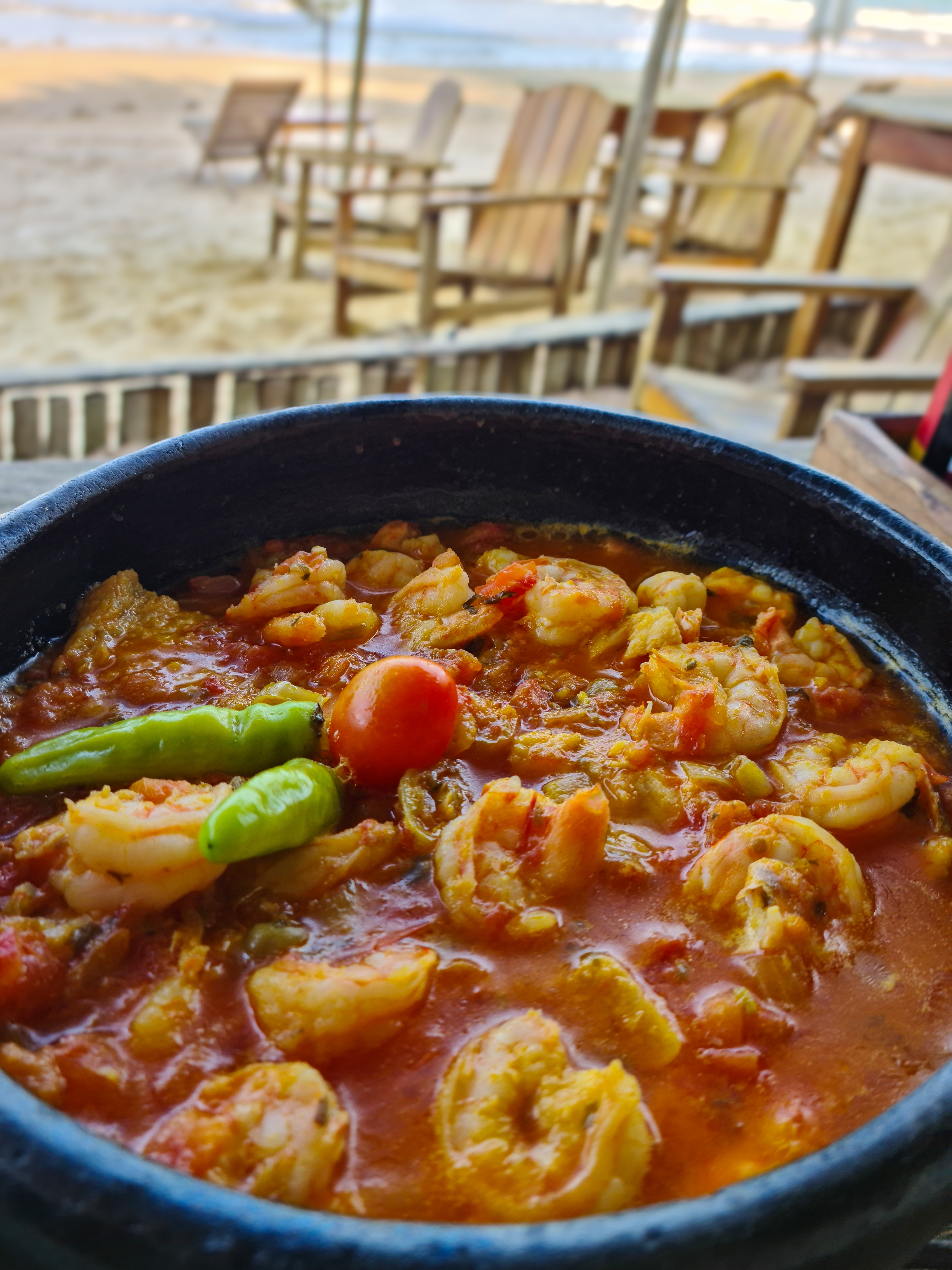 Shrimp and fish moqueca